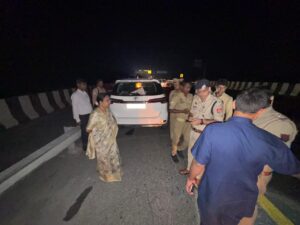 सड़क हादसे में बाल बाल बचीं कैबिनेट मंत्री बेबी रानी मौर्य