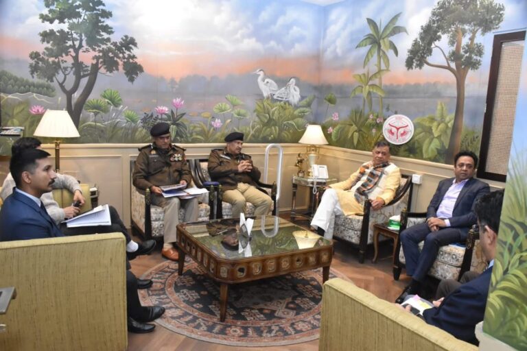 विधान सभा शीतकालीन सत्र से पहले सुरक्षा व्यवस्था की समीक्षा