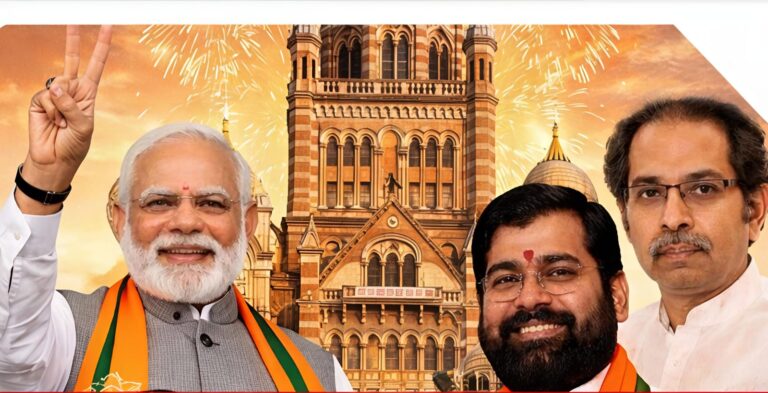 बीएमसी चुनाव 2026: मुंबई में महायुति की बड़ी जीत, ठाकरे-कांग्रेस को झटका