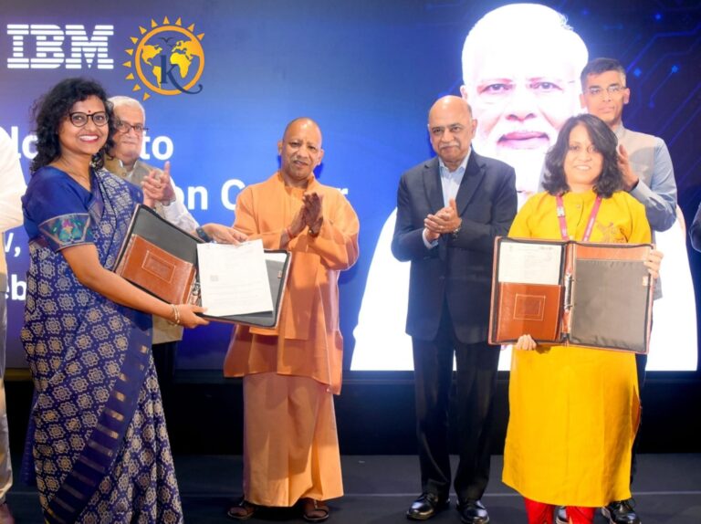मुख्यमंत्री योगी आदित्यनाथ ने आईबीएम के AI GovTech इनोवेशन सेंटर का किया उद्घाटन