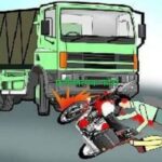 डंपर की चपेट में आने से महिला की मौत, पति और बेटा बाल-बाल बचे