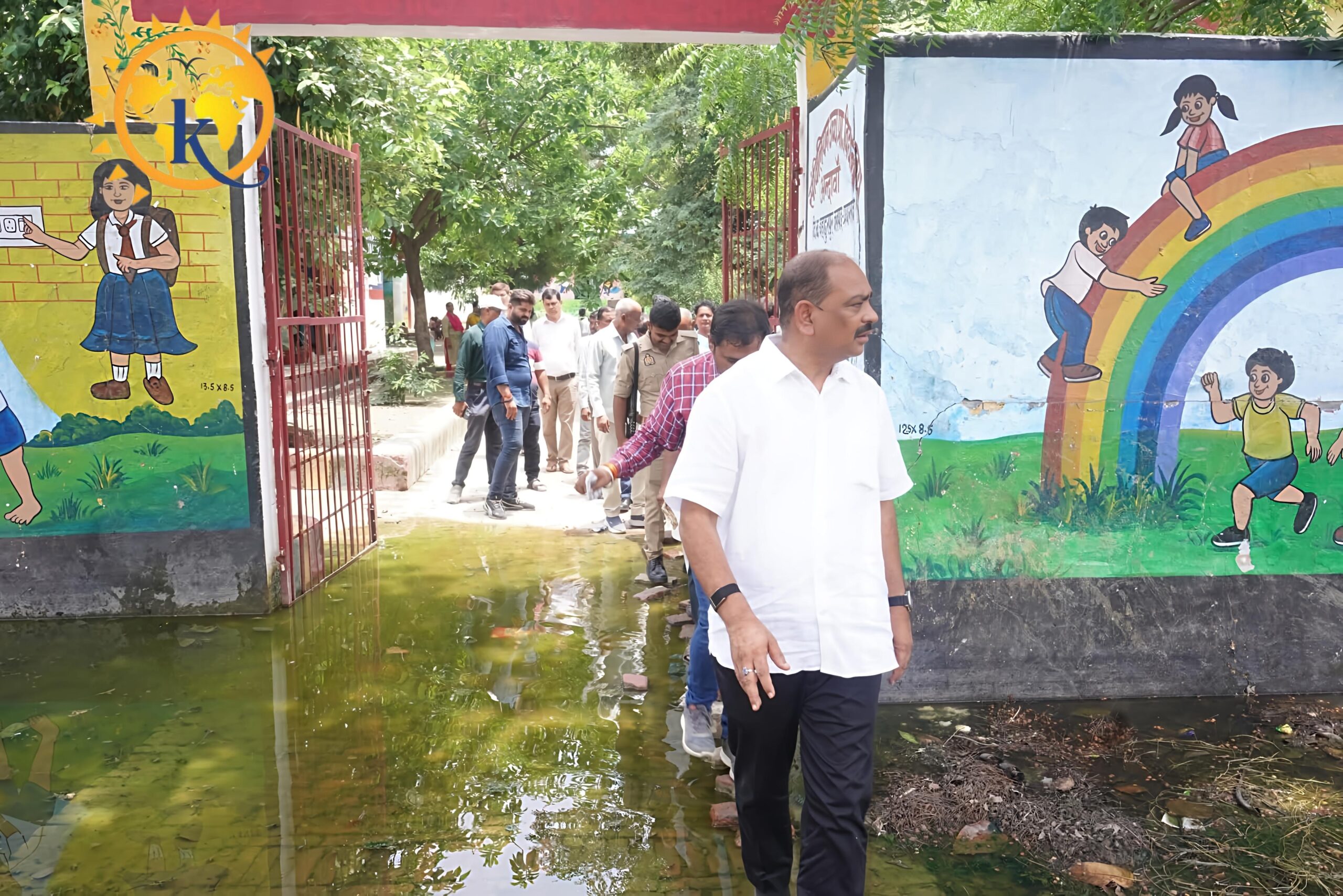 ​सांसद प्रवीण पटेल अंदावा स्कूल निरीक्षण